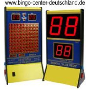 Bingogerät Neon, elektronische Bingo-Maschine Bingogerät Neon, elektronische Bingo-Maschine