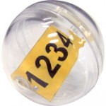 Transparente Kapseln zur Auslosung Transparente Kapseln zur Auslosung