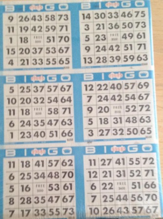 75er Bingotickets