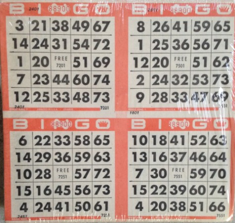 75er Bingotickets