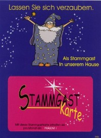 Stammgastkarte Vorderseite