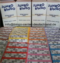 Bingo, Bingoscheine, 90er Jumbo Bingotickets Bingo, Bingoscheine, 90er Jumbo Bingotickets