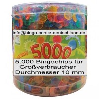 Bingo-Chips ohne Magnetrand